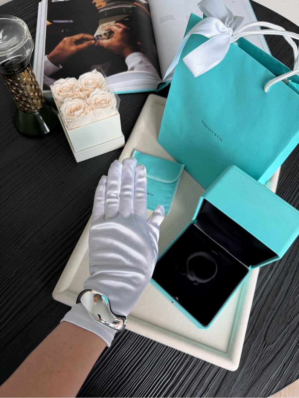 Tiffany & Co. Elsa Peretti Medium Paco Cuff Sterling Silver 925 $1,550